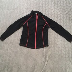 Black zip up sweatshirt